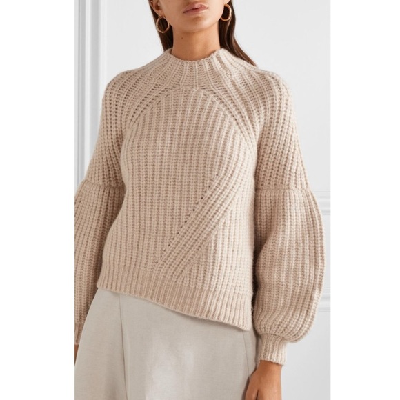 Ulla Johnson Lucille Pullover Alpaca Chunky Sweater - Picture 1 of 8